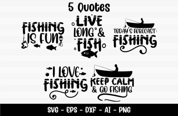 Fun Fishing Quotes: A Graphic Design Asset for Local Business Branding