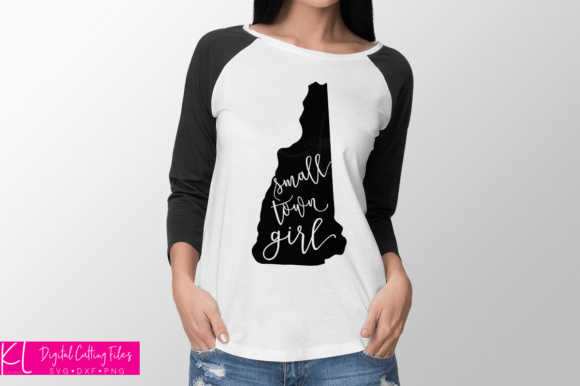 New Hampshire Small Town Girl Graphics for Crafts