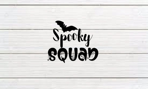 Spooky Squad Graphics for Crafts and Halloween Design