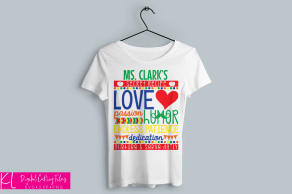 Teacher’s Secret Recipe Graphics for Crafts and Branding