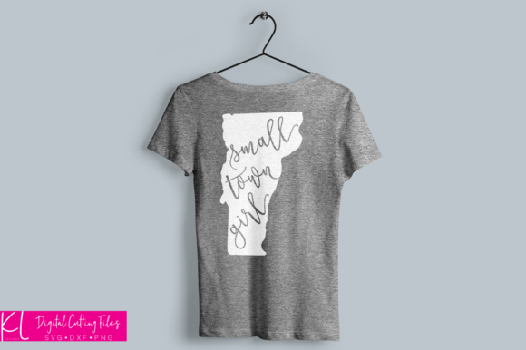 Vermont Small Town Girl Graphics for Crafts