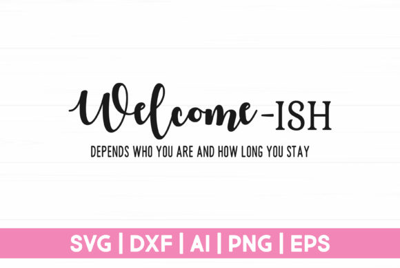 Welcome Graphics for Crafts and Creative Merchandise